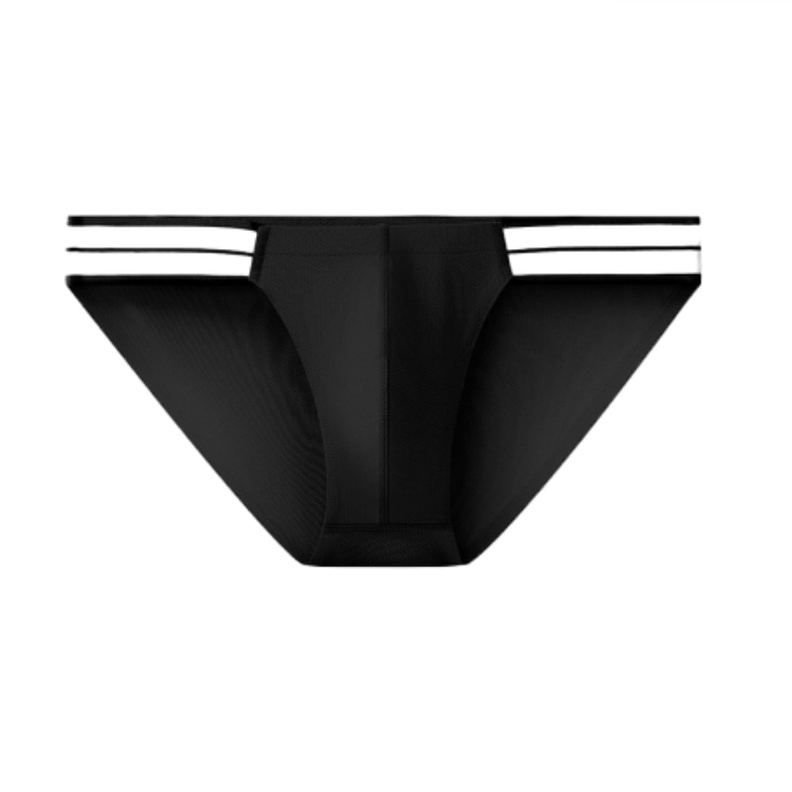  Evankin Men's High Slit Underwear Sexy Tight Low Waist Sports Brief Underpants
| Evankin Men's Ice Silk Underwear Low W